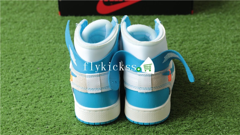 Off White x Nike Air Jordan 1 UNC Powder Blue GS